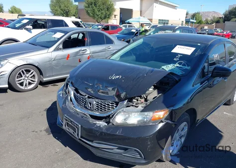 2014 Honda Civic Lx из США, поврежденный, VIN 19XFB2F57EE260333